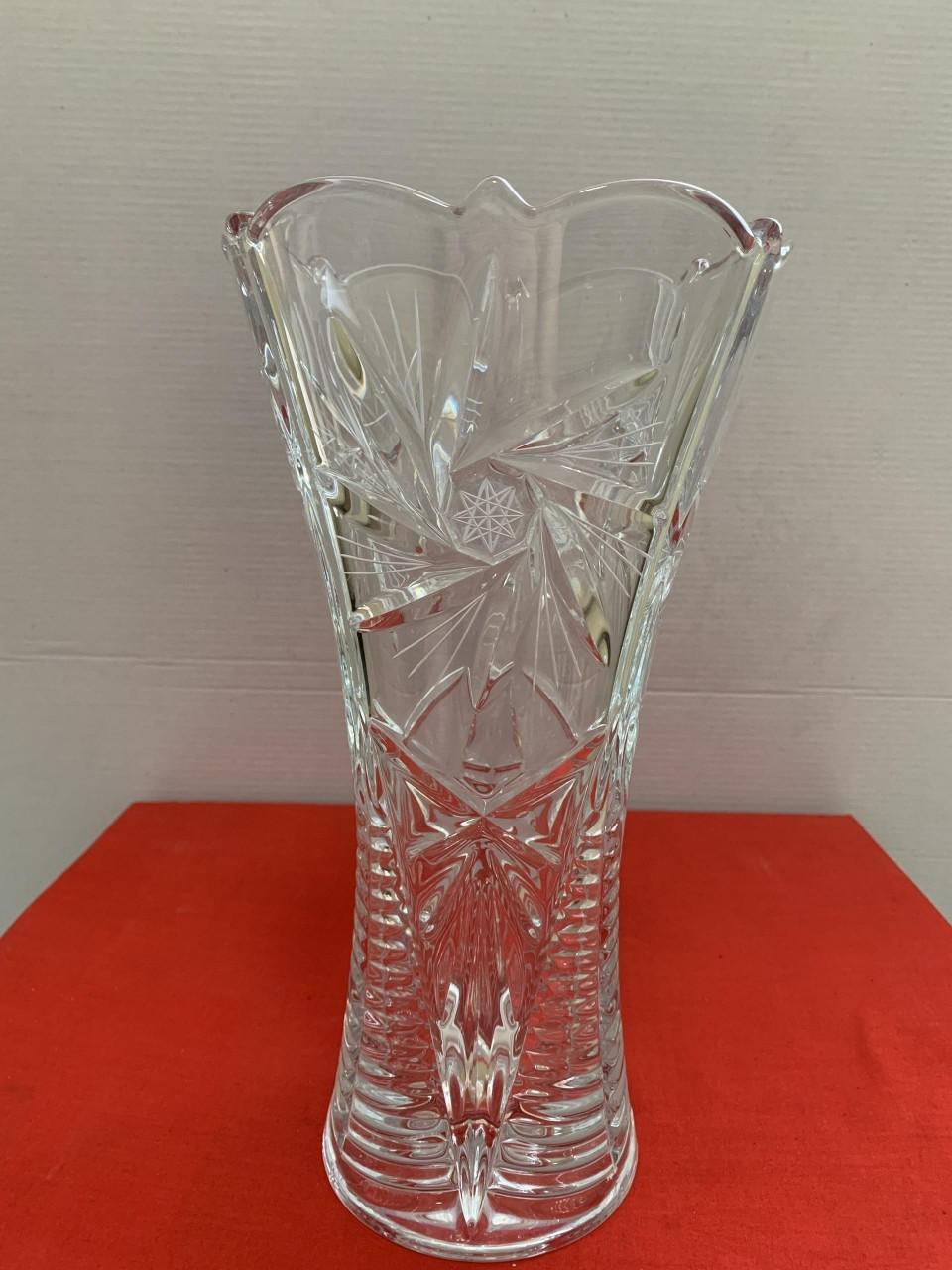 LỌ HOA PHA LÊ SÉC CRYSTALITE BOHEMIA 30CM
