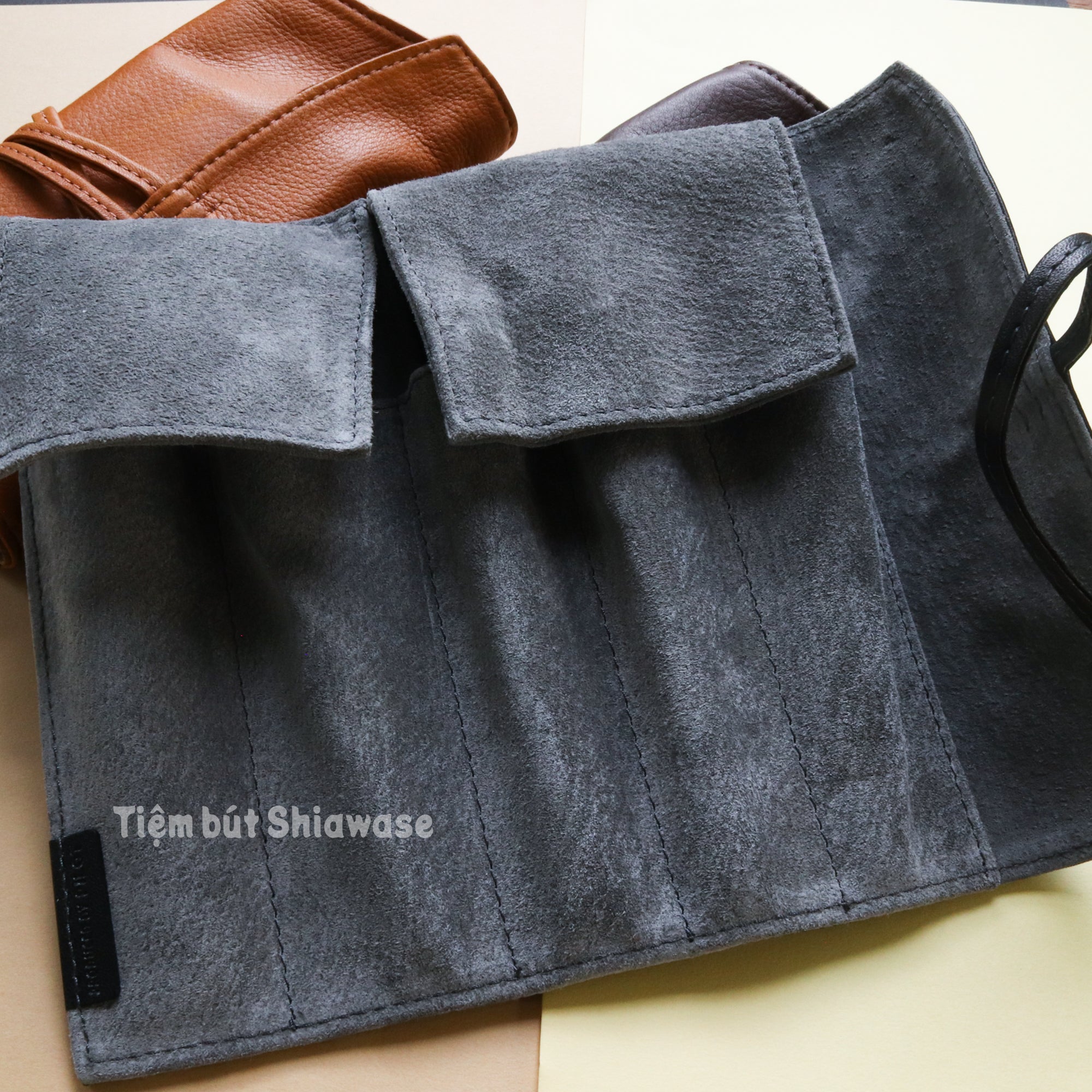 Bao Da Đựng Bút - Loại 5 Bút - Pilot Pensemble - Roll Case