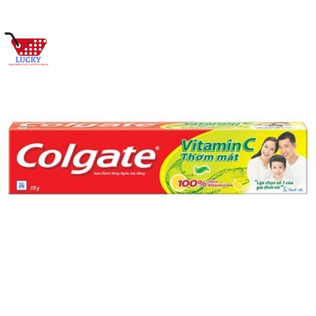 [HCM] Kem đánh răng Colgate Vitamin C (170g/ tuýp )