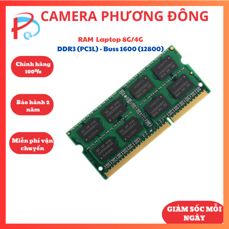Ram cho máy tính laptop 8g/4g ddr3 - buss 1600 - hàng nhập khẩu