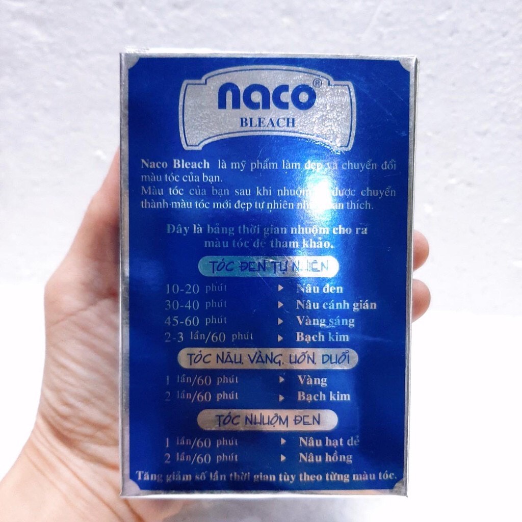 Tẩy tóc Naco và Bleach