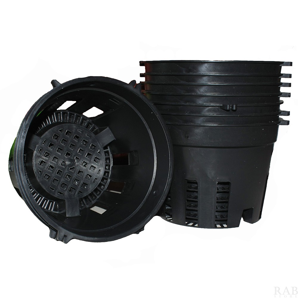 Combo 10 chậu nhựa trồng lan fi 18