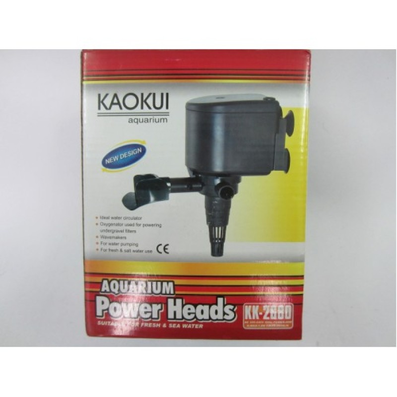 Máy bơm lọc nước hồ bể cá cảnh 40W KAOKUI KK-2680 - Bơm Nước 3 trong 1 (Hút, Đẩy, Thổi Oxy)