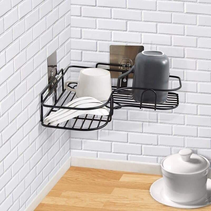 KỆ GÓC DÁN TƯỜNG NHÀ TẮM BẰNG SẮT SIÊU CHẮC