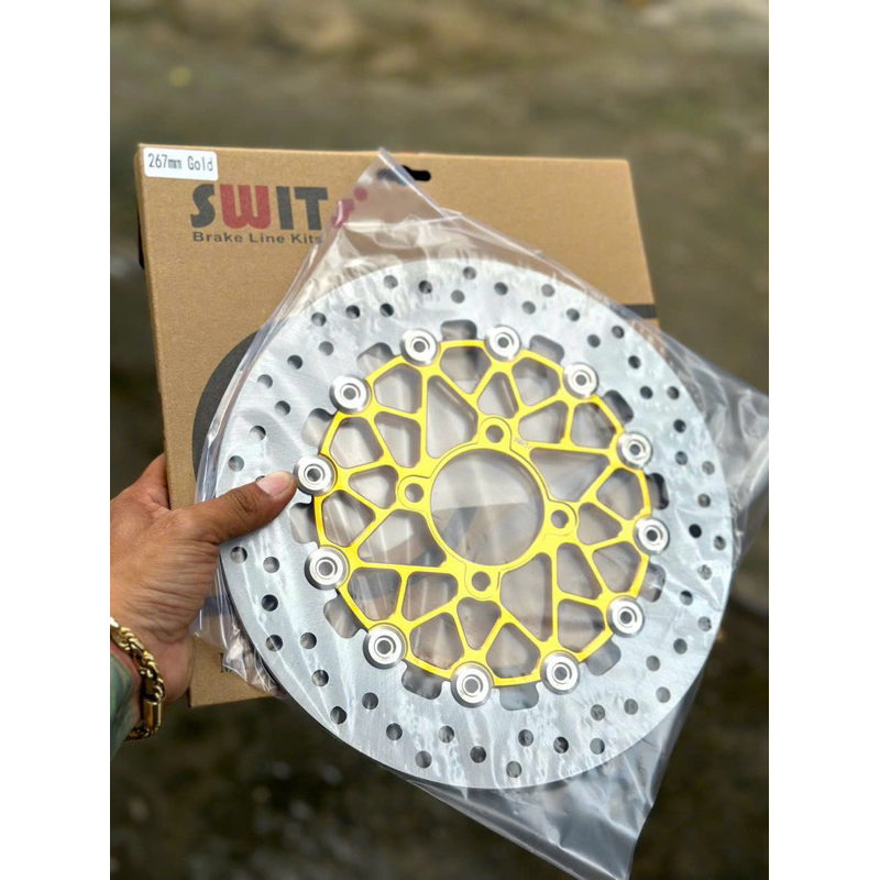 Đĩa thắng swit v2 267mm 12 khoen inox 304 thailand
