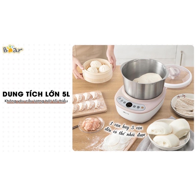 [Thích Nha]Máy Trộn Bột 5L Bear Dm-B50V1 (Hmj-A50B1) (Uc-Aaf5-463)[Quá Dữ ]