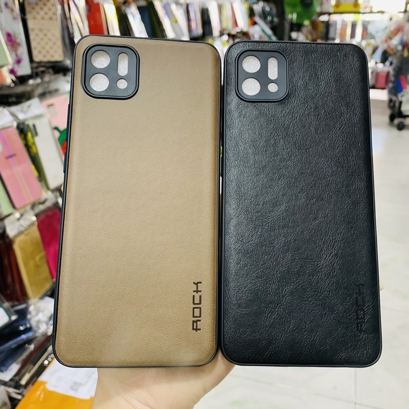 Ốp lưng Oppo A16K dẻo đen kiểu da