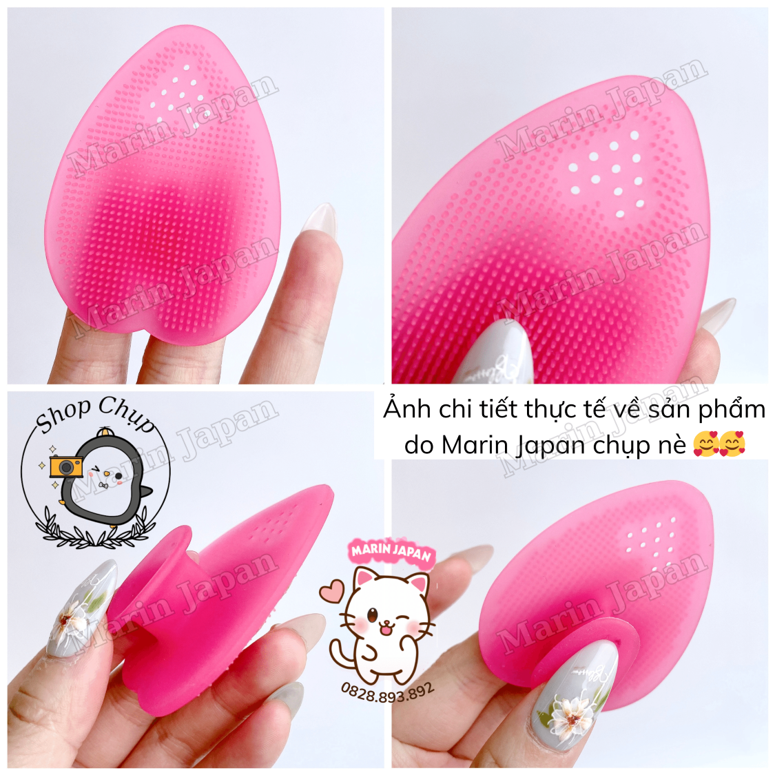 Cọ Rửa Mặt Silicon Mềm Loven Make Cleansing Pad Nhật Bản