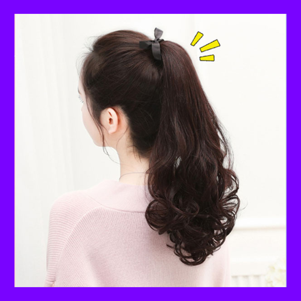 Tóc giả nữ cột đuôi Hàn Quốc ( dài 40cm )