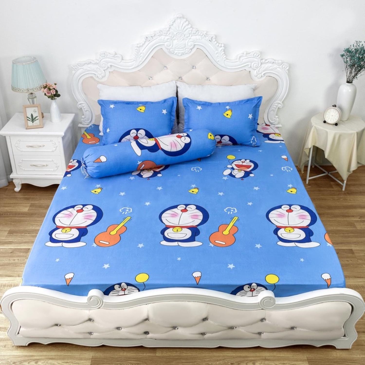 set ga + 2 vỏ gối poly cotton m6/m8( được chọn mẫu )