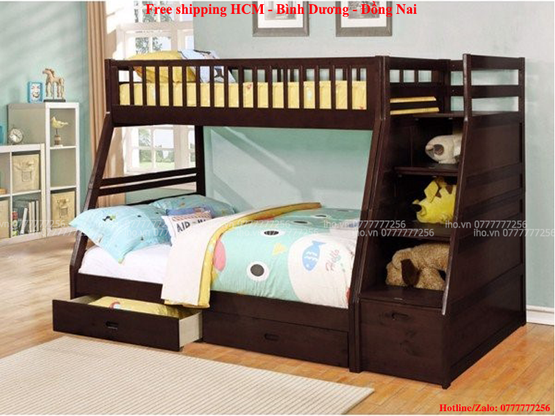 Giường Tầng Gỗ FUNYKID01