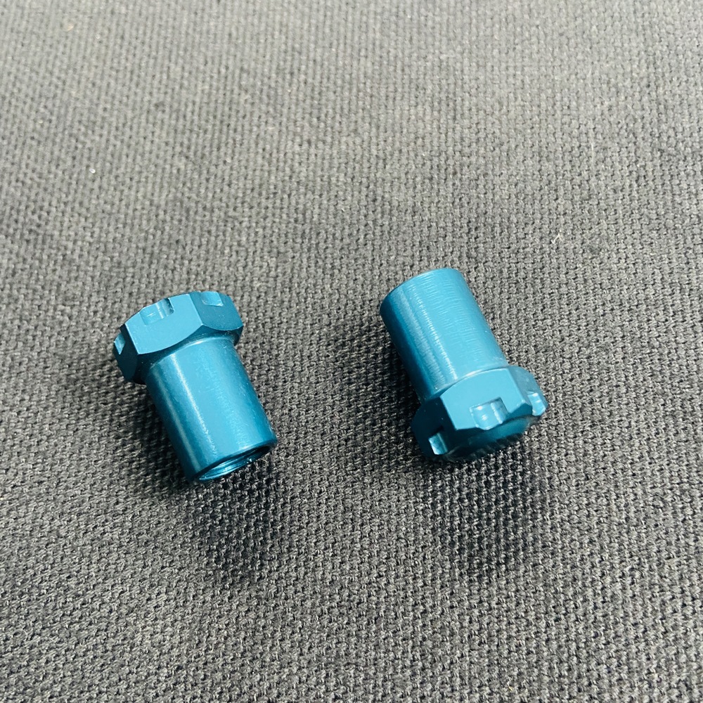 Cặp nắp van vòi xe máy, nắp chụp vòi xe máy NHÔM CNC đầu bông mai thể hiện cá tính (màu xanh lục bảo)