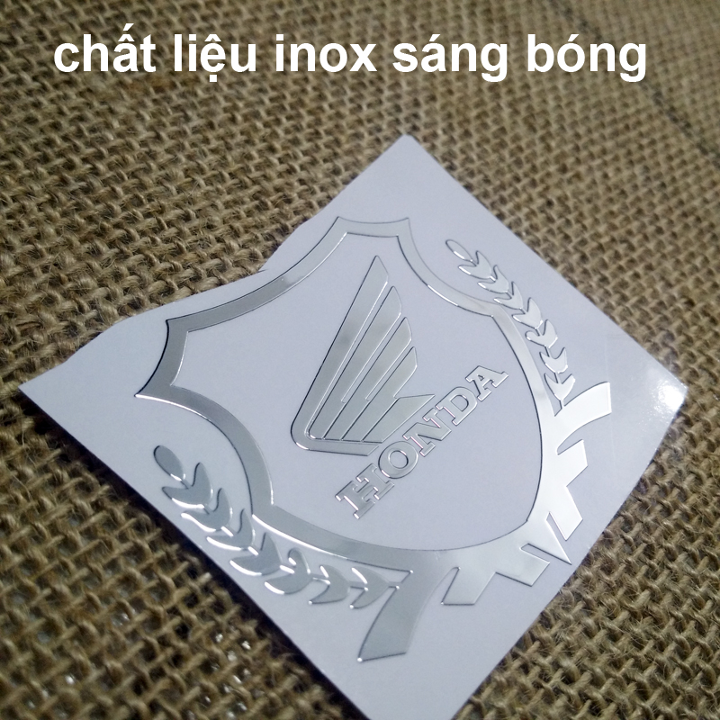 Tem Bông lúa INOX CÁNH CHIM HONDA MS005