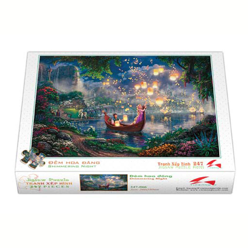 Tranh xếp hình 247 mảnh - Đêm hoa đăng