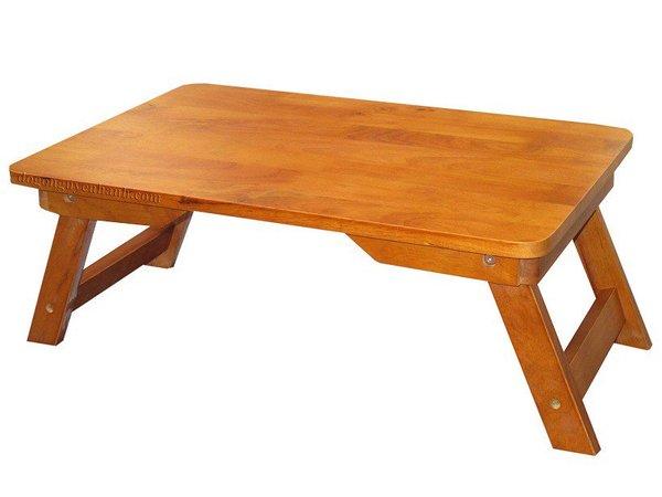 BÀN GỖ CHÂN THANG 50X70CM CHÂN XẾP GỌN