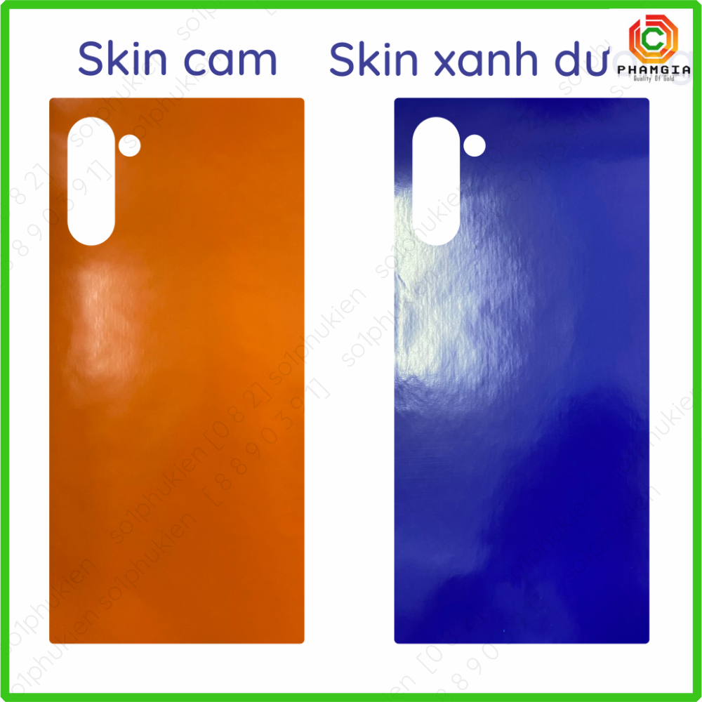 Miếng dán mặt lưng skin carbon dành cho dòng máy Samsung Galaxy Note 10/ Note 10 Plus (Note 10+)