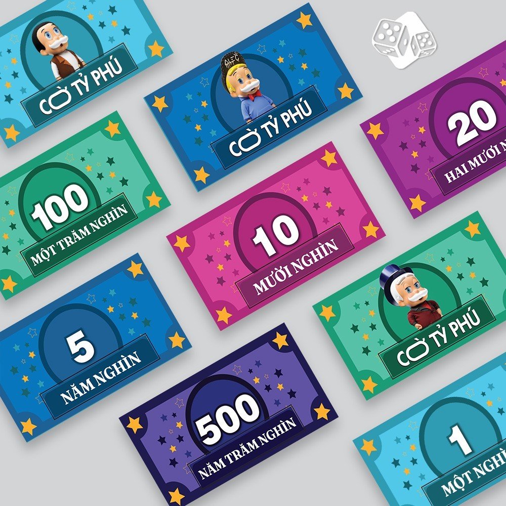 [HÀNG CAO CẤP] Cờ tỷ phú Top boardgame 2023 monopoly Tiếng việt cao cấp