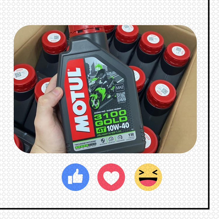[Tặng Phuể nhớt] - Nhớt xe máy số cao cấp Motul Gold 3100 10W40 800ml