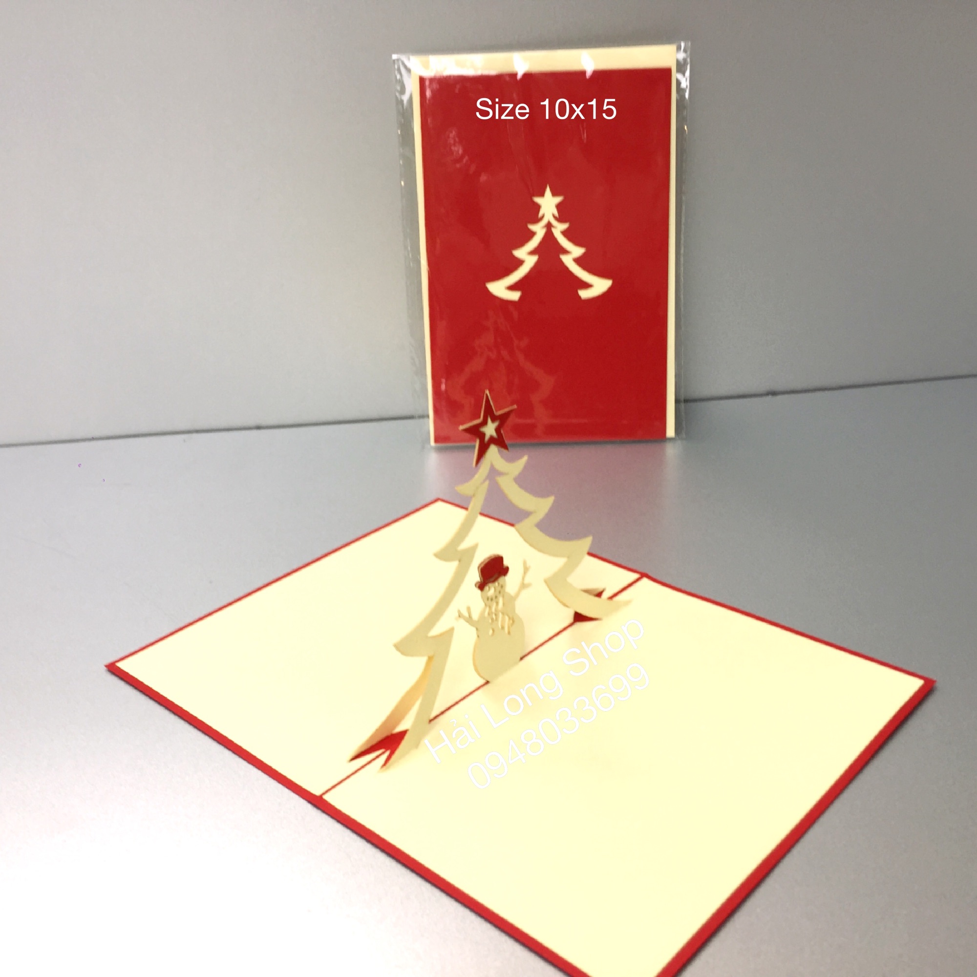 Người Tuyết 3 - Noel - Thiệp 3D