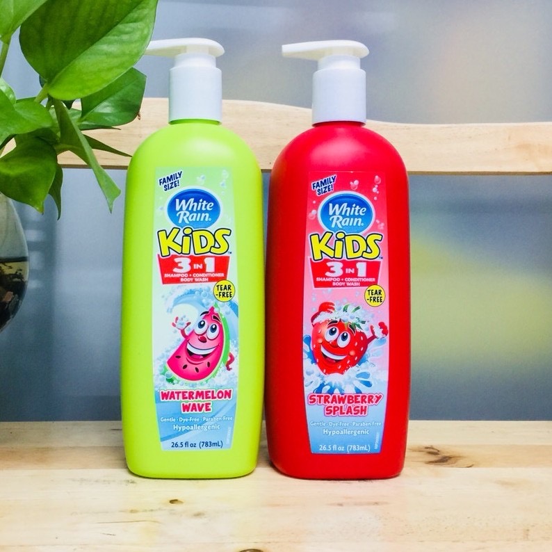 Sữa tắm White Rain Kids 3in1 (gội + xả + tắm) 783ml