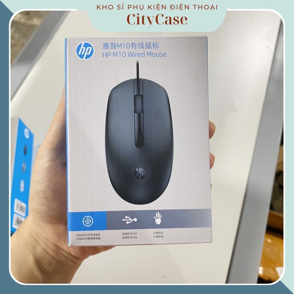 Chuột máy tính HP có dây M10 Citycase