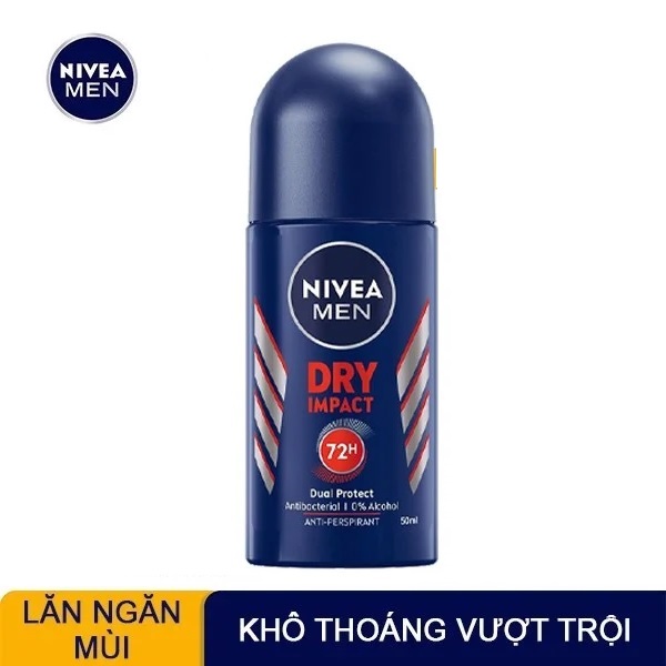 Lăn Khử Mùi Nivea Men Roll-On Deodorant 25ml - 50ml