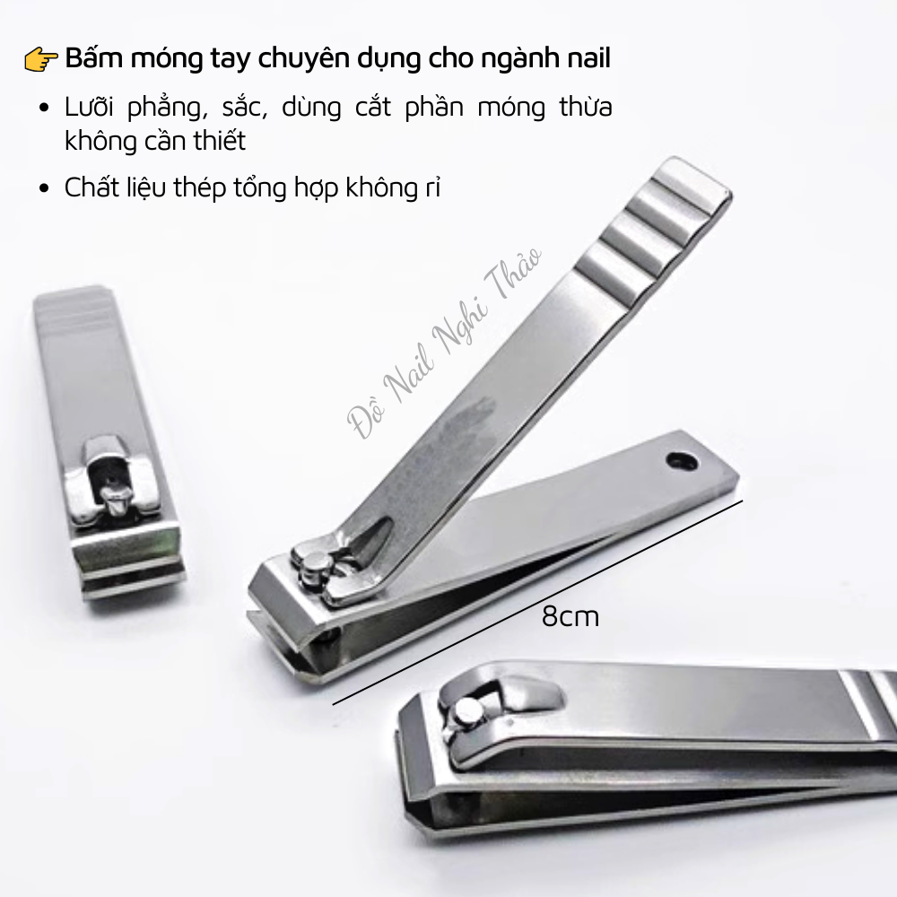 Bấm móng tay đầu phẳng