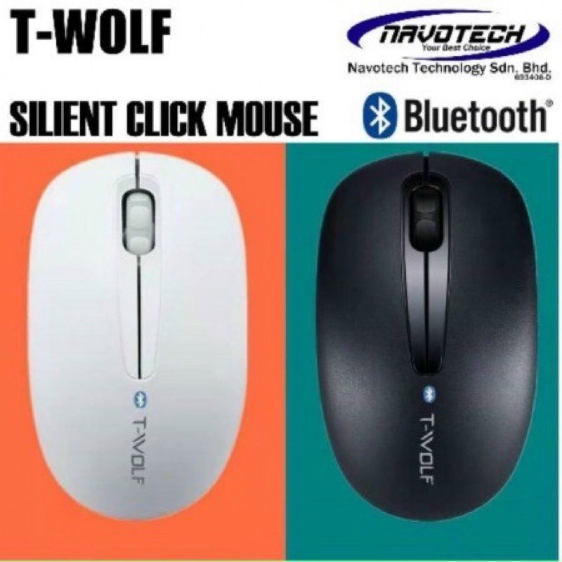 (Hot Sale) MOUSE Kh&ocirc;ng D&acirc;y T-WOLF Q3B BLUETOOTH Ch&iacute;nh h&atilde;ng (Bảo h&agrave;nh 12 Th&aacute;ng bởi Shop - Titan)