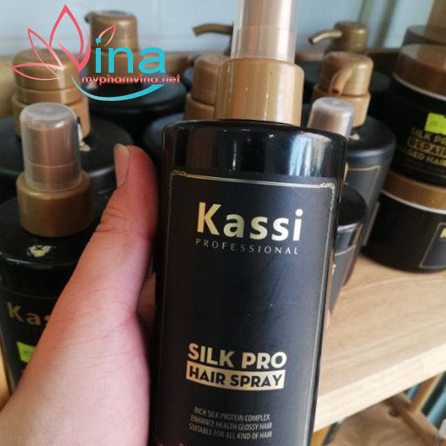 [HCM]Sữa dưỡng phục hồi tóc hư tổn Kassi Silk Pro 250ml