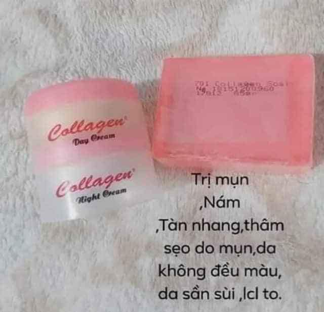 Kem COLAGEN PLUS VIT E dành cho da nám dưỡng trắng