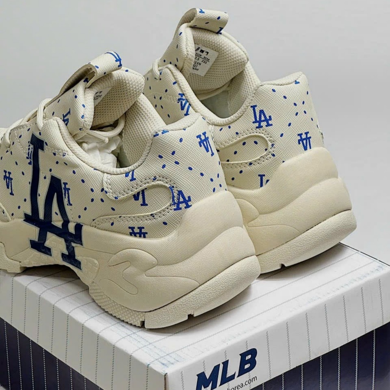 [TẶNG HỘP+BILL+TẤT] Giày MLB chữ LA bản in hàng đẹp