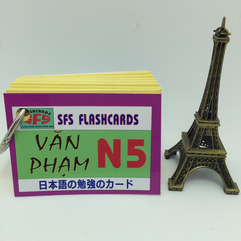 Bộ Thẻ Tiếng Nhật Văn Phạm( Ngữ Pháp) N5