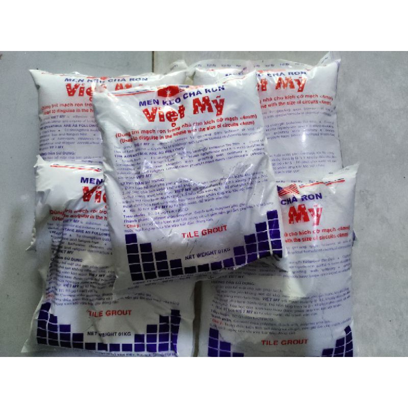 thùng 20 túi keo chà ron việt mỹ moi tui nang 1kg