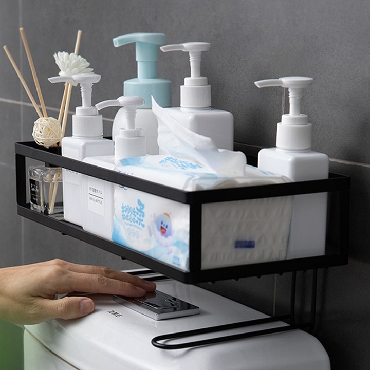 KỆ SẮT ĐỂ ĐỒ BỒN TOILET PHỦ SƠN TĨNH ĐIỆN CHỐNG GỈ