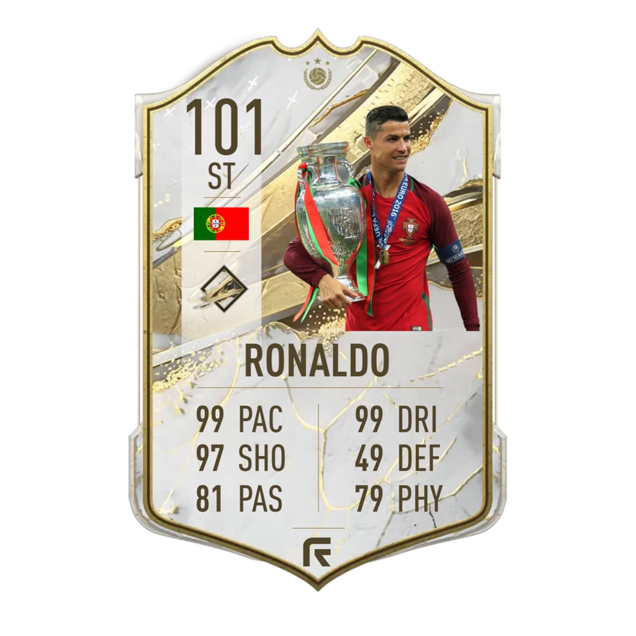 Móc khóa ronaldo icon - móc khóa mica trí decor