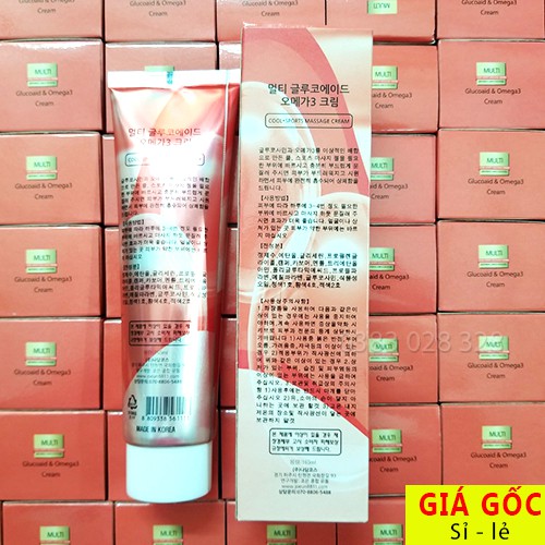 Dầu lạnh đỏ xoa bóp khớp Glucosamine & Omega3 165ml