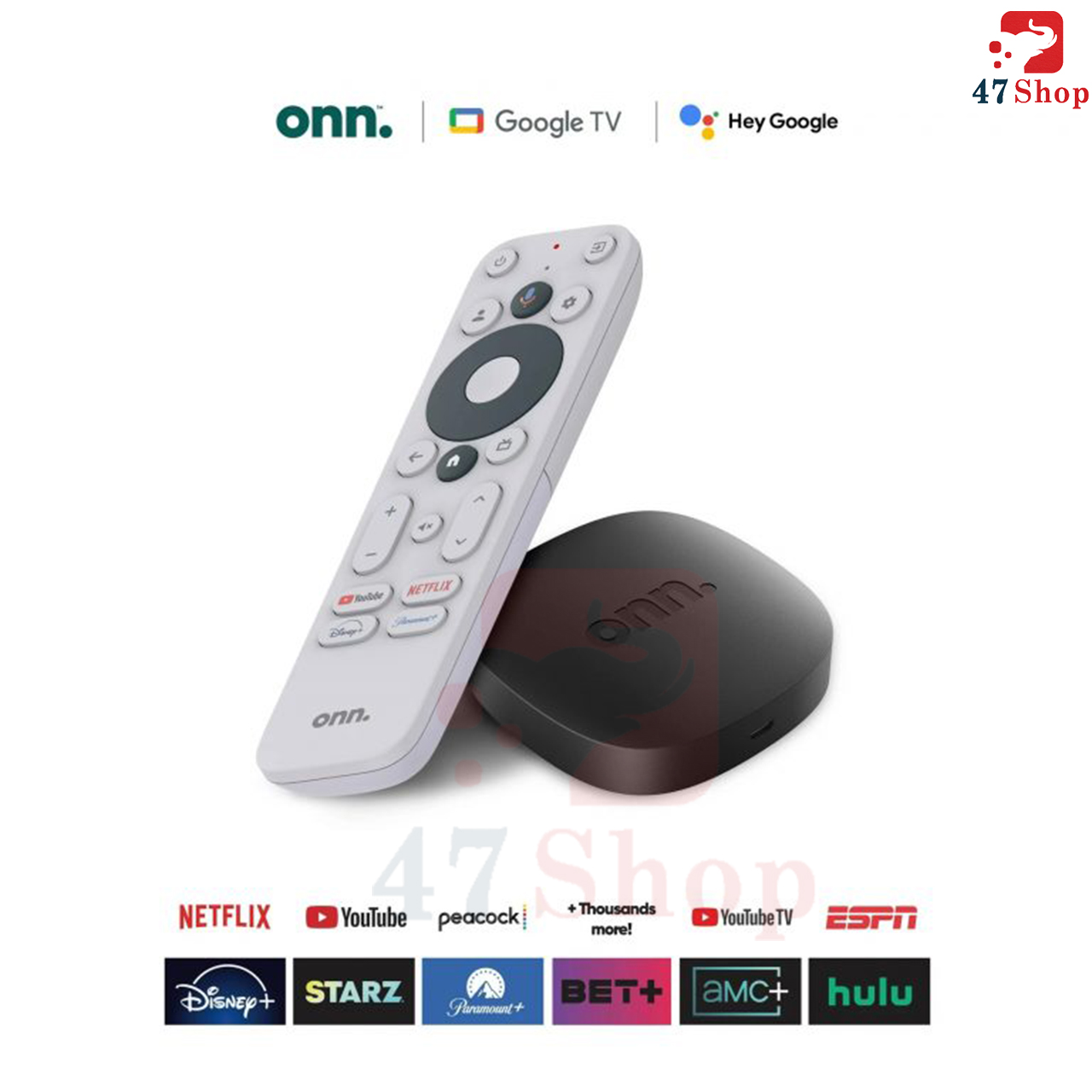 Google Tivi Box Onn Google Box TV Android 11 Remote tìm kiếm Tiếng Việt phát 4K UHD HDR Google Cast Chrome Cast Netflix