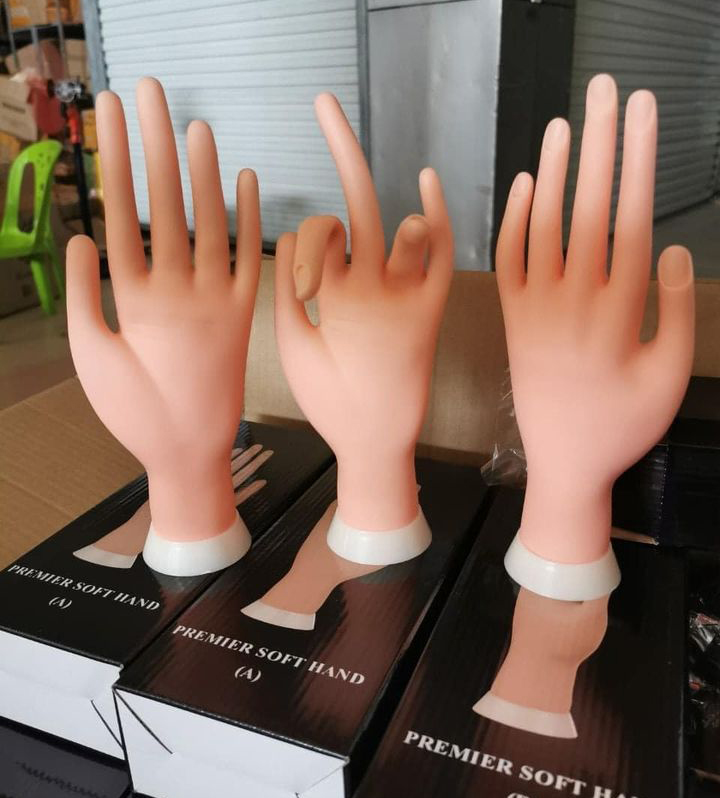 BÀN TAY SILICON HỌC NAIL shop hnnail