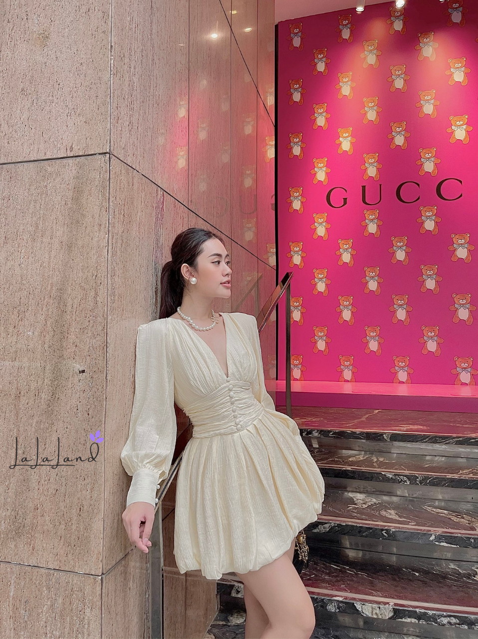 Đầm jum 7 nút D031K