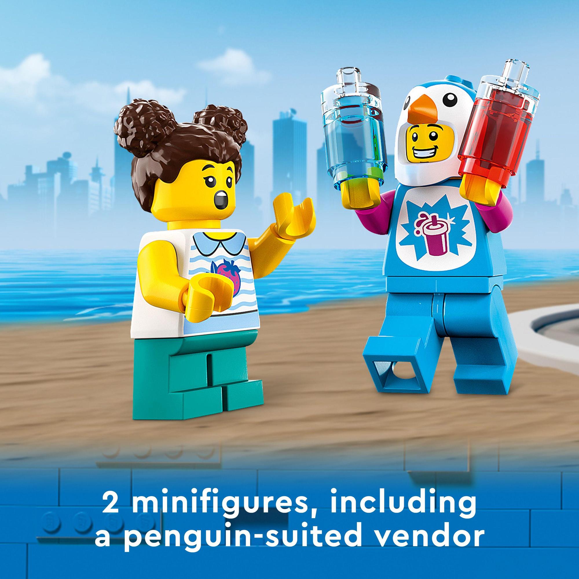 LEGO City 60384 Đồ chơi lắp ráp Xe Kem Tuyết Của Penguin (194 Chi Tiết)