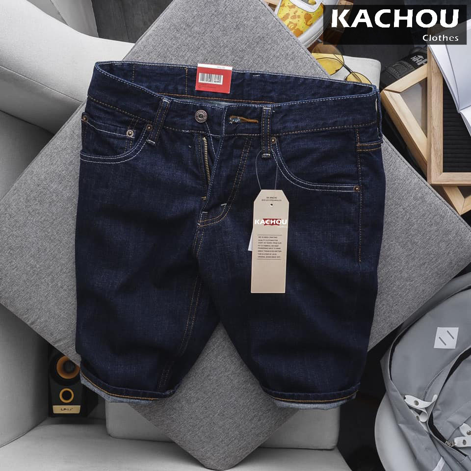 Quần short Jean nam Le.vis co dãn ( Size 28-36 ) cao cấp - KaChou
