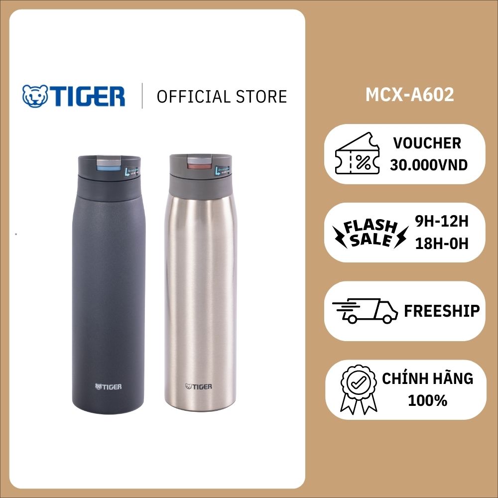Bình giữ nhiệt lưỡng tính Tiger MCX-A602 (600ml)