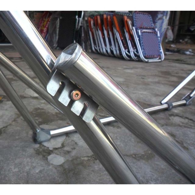 VÕNG XẾP KHUNG INOX PHI 32 NGƯỜI LỚN CAO CẤP