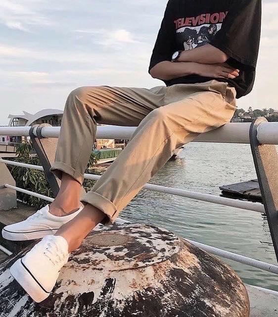 [HCM]VIDEO THẬT - Quần kaki baggy basic nam nữ cực chất form cực chuẩn [ ẢNH THẬT CUỐI ]