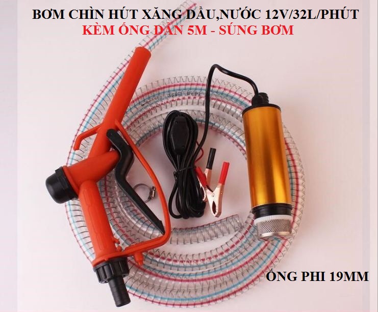 Bơm chìm 12V/24V công suất 80W