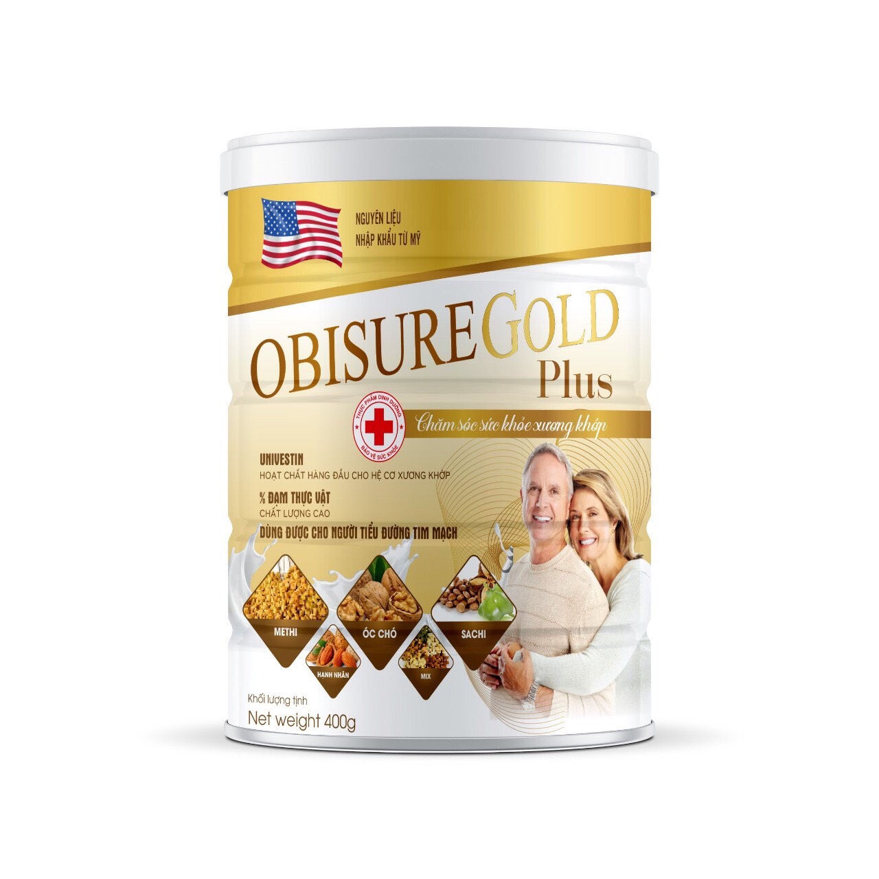 Sữa hạt Obisure Gold Plus giúp nuôi dưỡng và bảo vệ sụn khớp