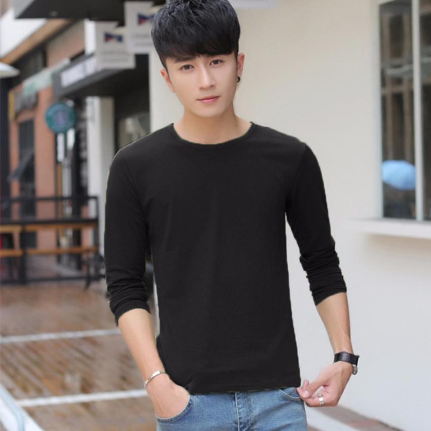 [HCM]Áo thun body cổ tròn tay dài