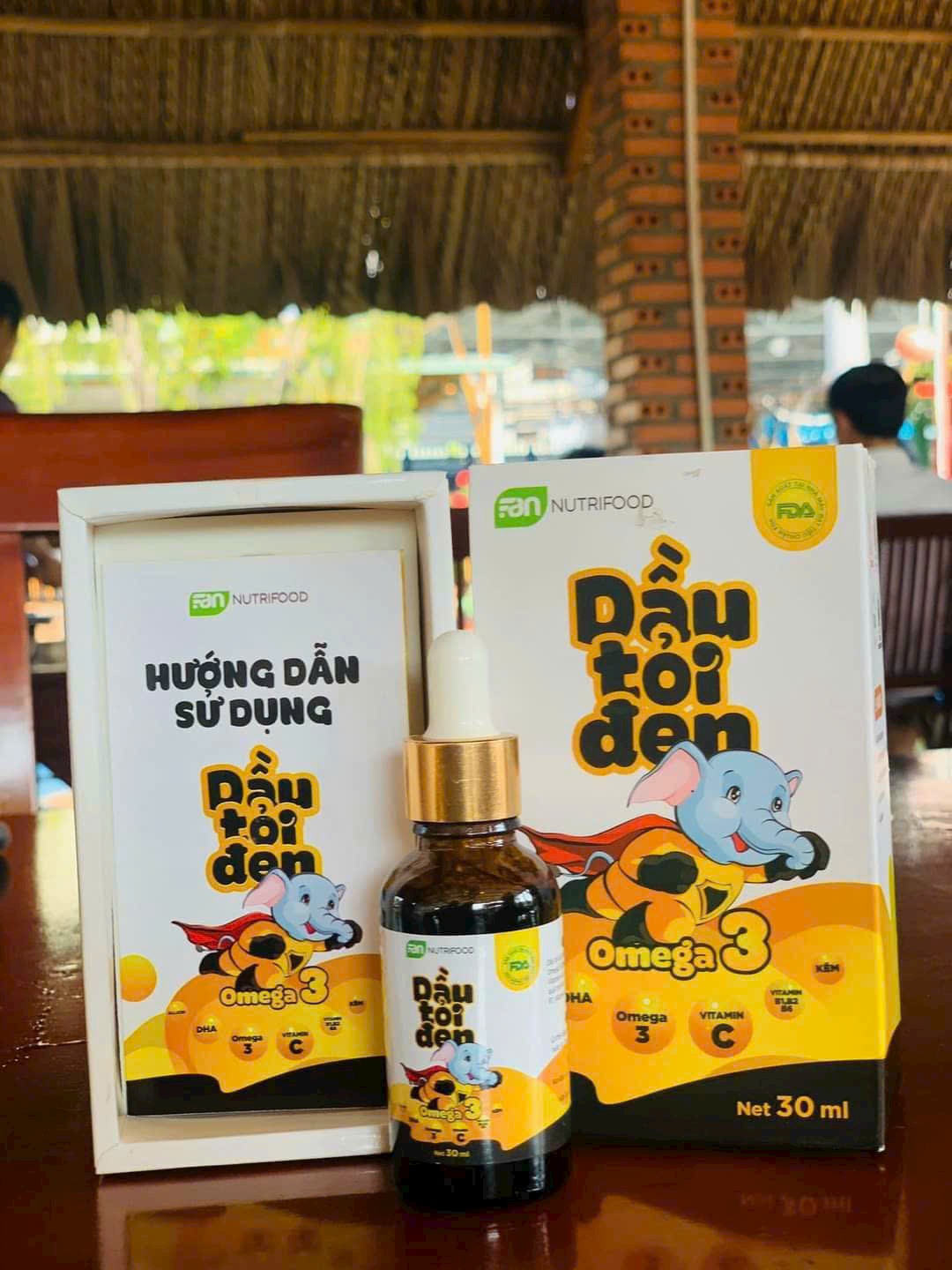 Dầu tỏi đen omega3 faneco 30ml