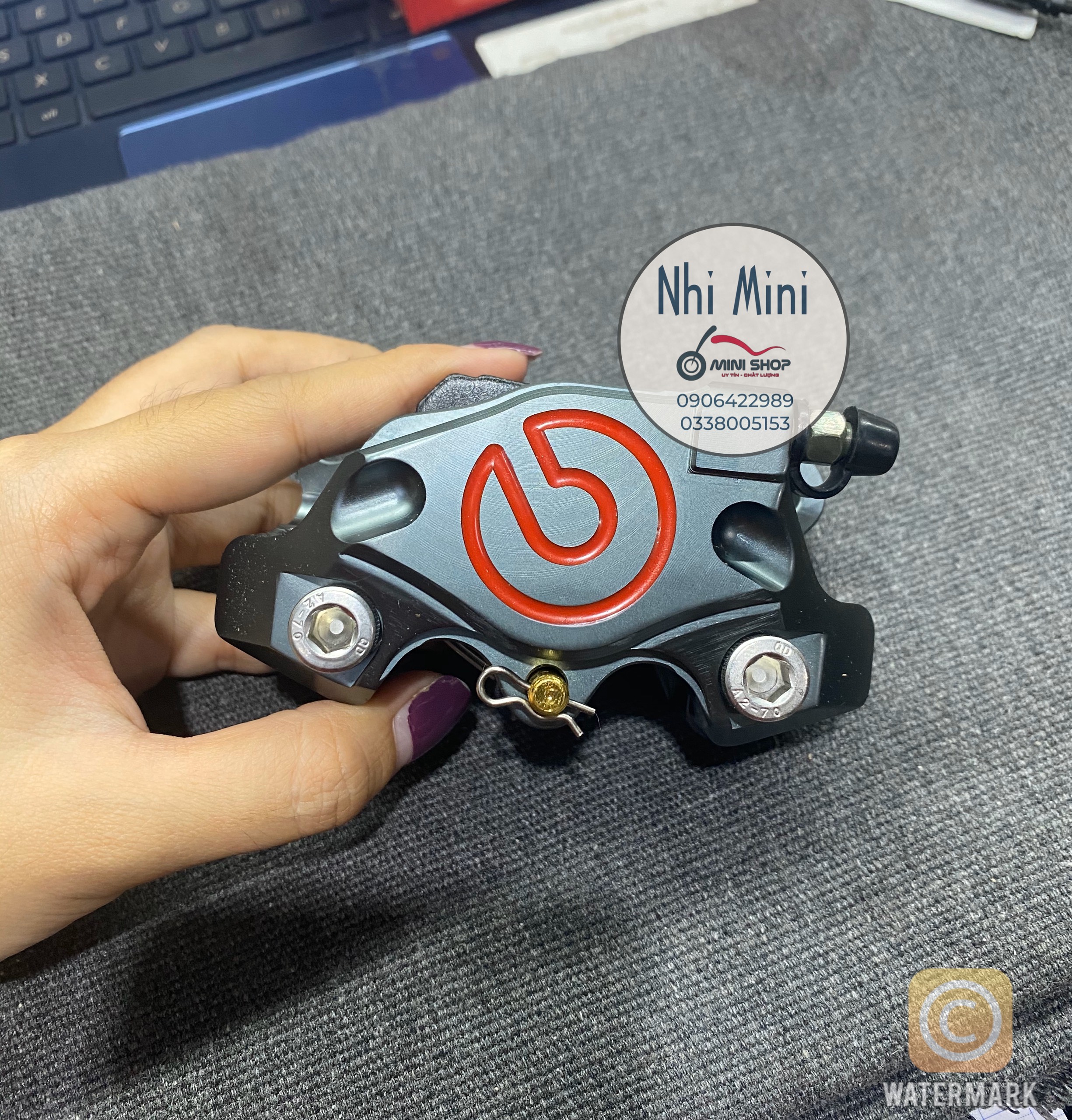 HEO DẦU BREMBO NHÔM MÀU
