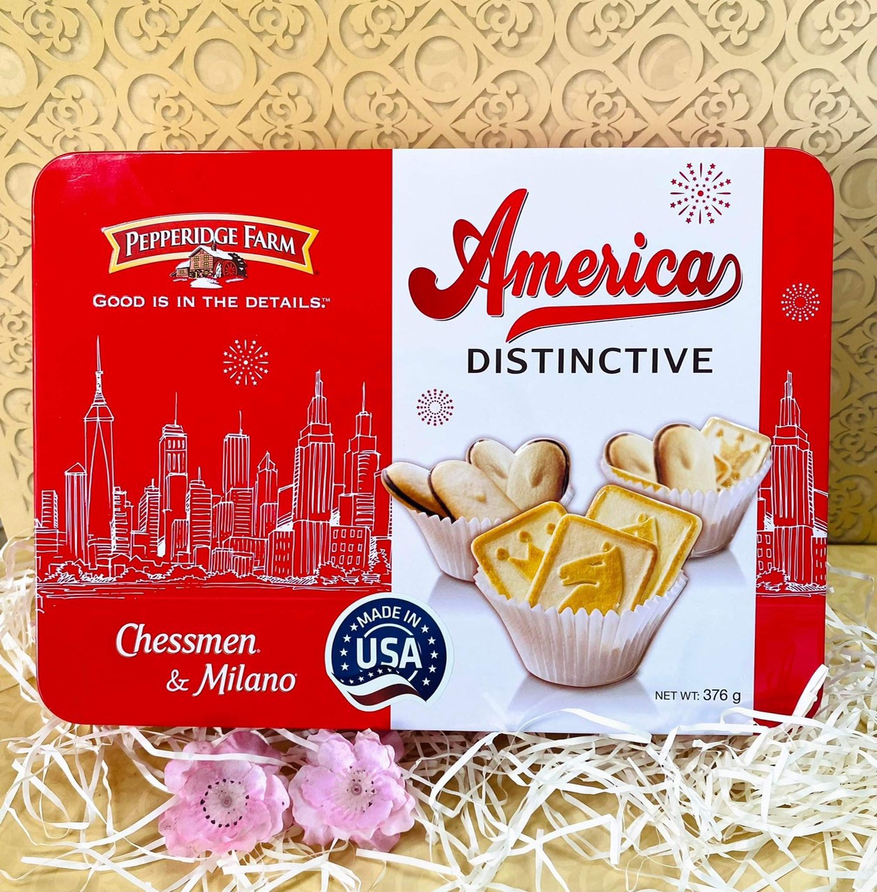 [Hộp Quà Tết] Bánh Quy Pepperidge Farm America Distinctive 376G